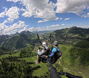 Vallée de la Jogne en parapente - Itinéraire Grand Vol cadeau