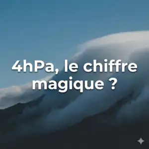 Le foehn du sud en Suisse : 4hPa, le chiffre magique ?