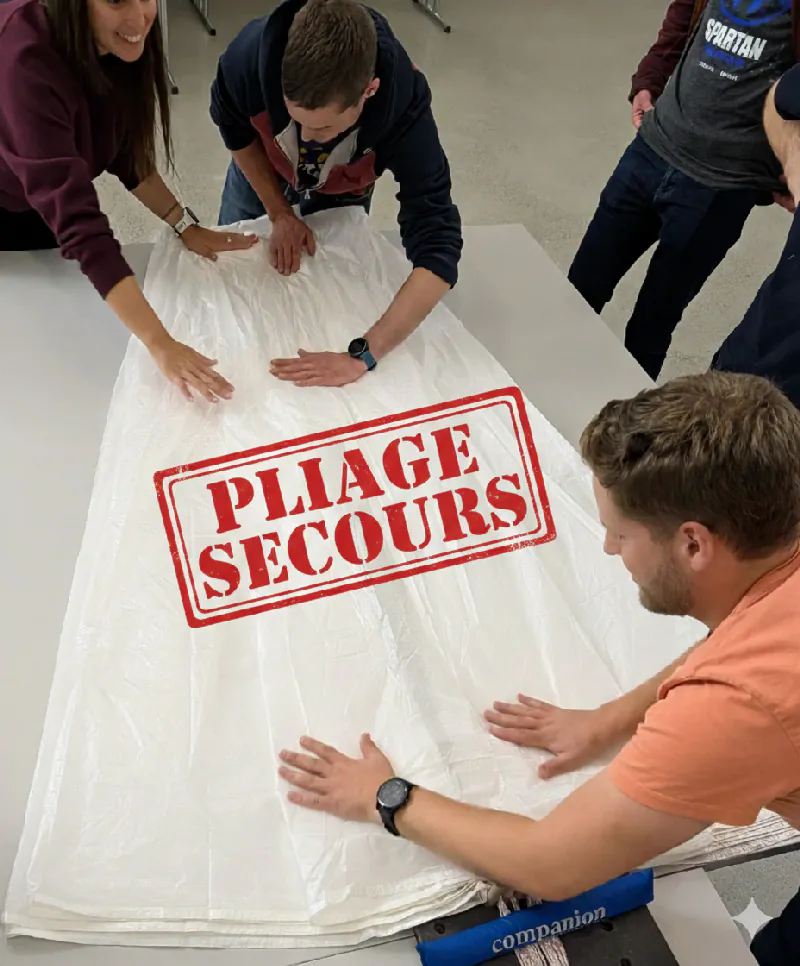 Cours pliage secours