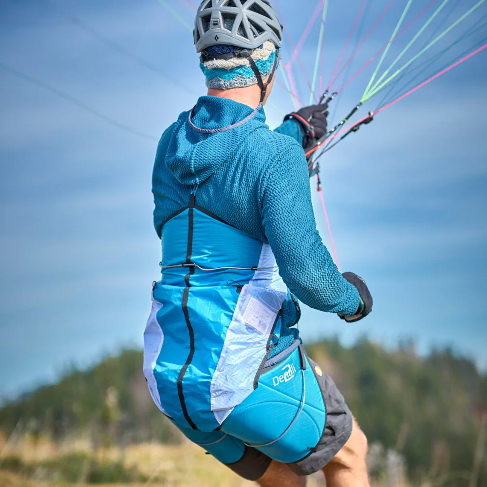 WoodyValley Denali 2 en gonflage au sol, vue de derrière